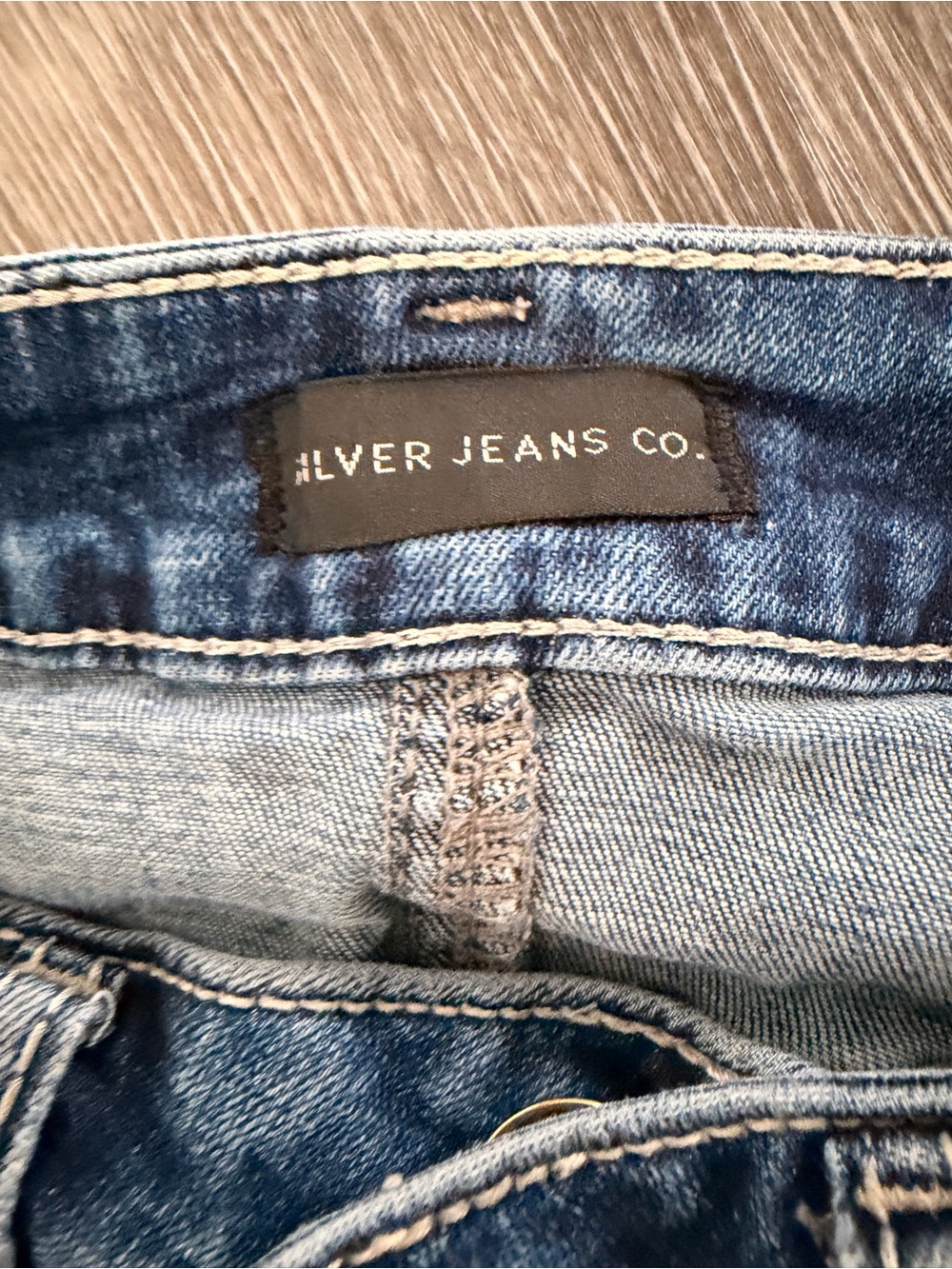 Silver Jeans Light Blue Straight-Leg Women's Jeans - Picture 2 of 4